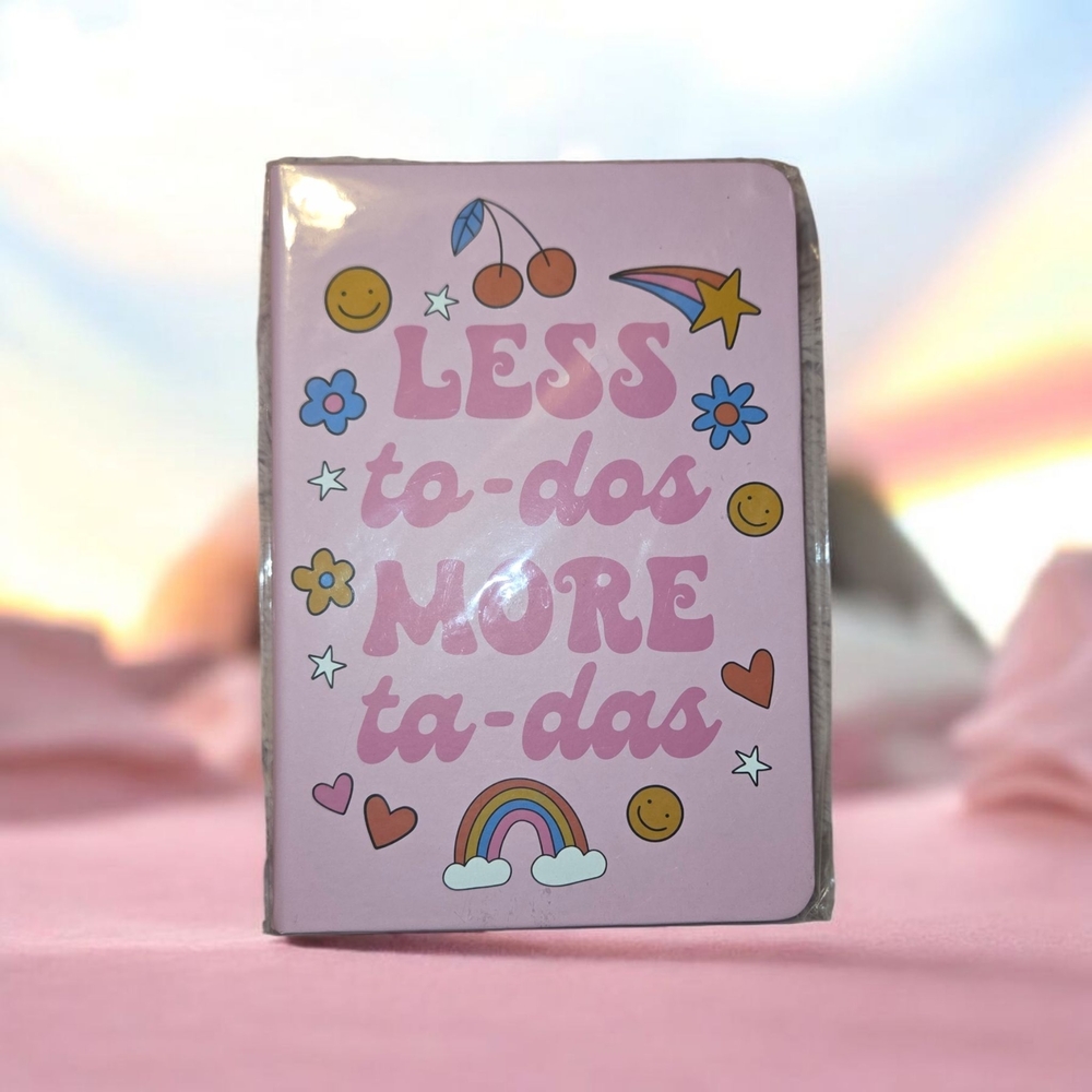 Fun Pink Journal Lined Notebook, NIP
